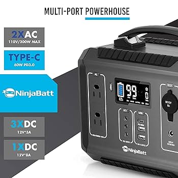 NinjaBatt ポータブル電源 380Wh 300W NinjaBatt ポータブル電源 380Wh 300W